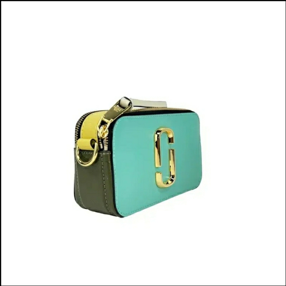NWT! Rare! Marc Jacobs THE SNAPSHOT Surf Multi Crossbody Bag w/ Gold Accent - Picture 3 of 7